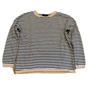 DOKOTOO Striped Cotton Sweater - Size S